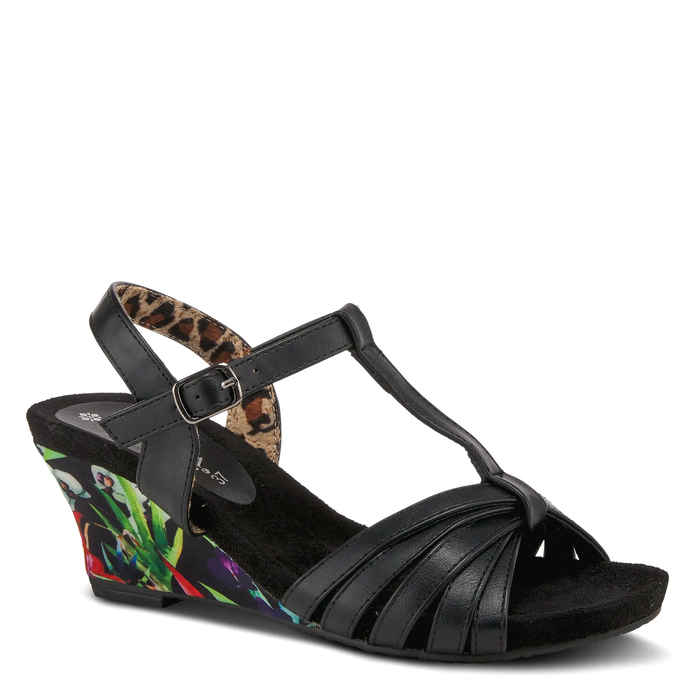 PATRIZIA FANFAIR T-STRAP SANDALS