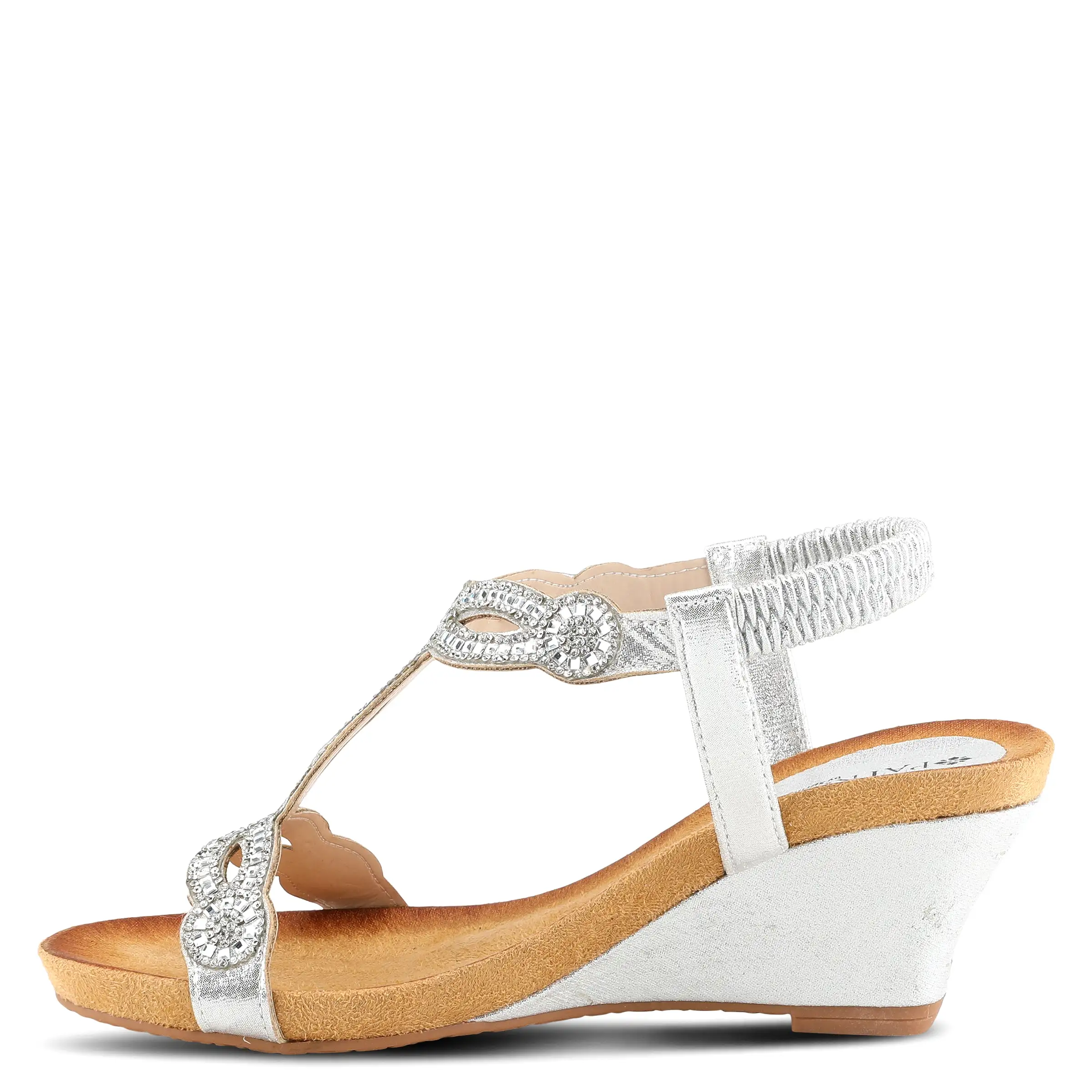 PATRIZIA SHINING T-STRAP SANDALS