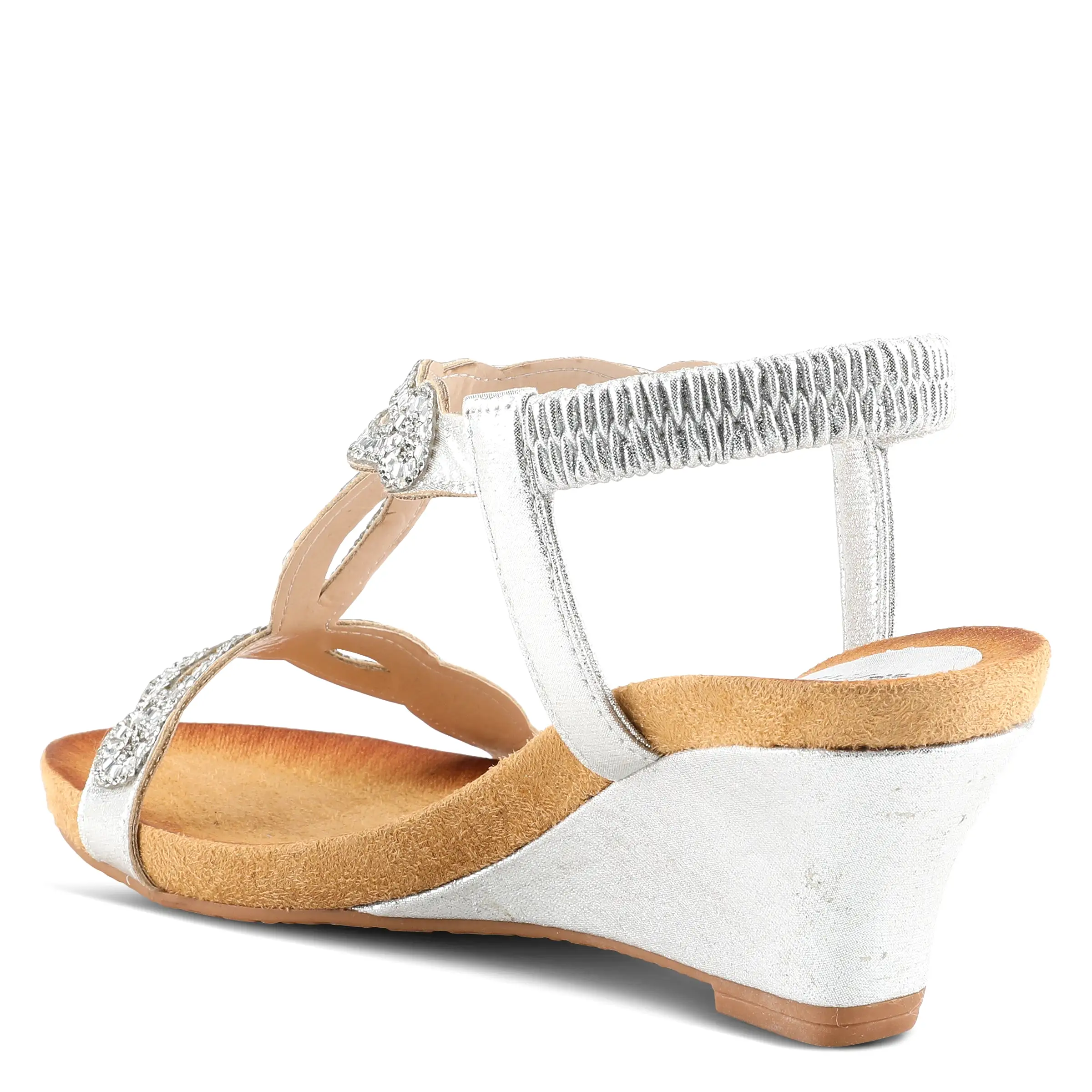 PATRIZIA SHINING T-STRAP SANDALS