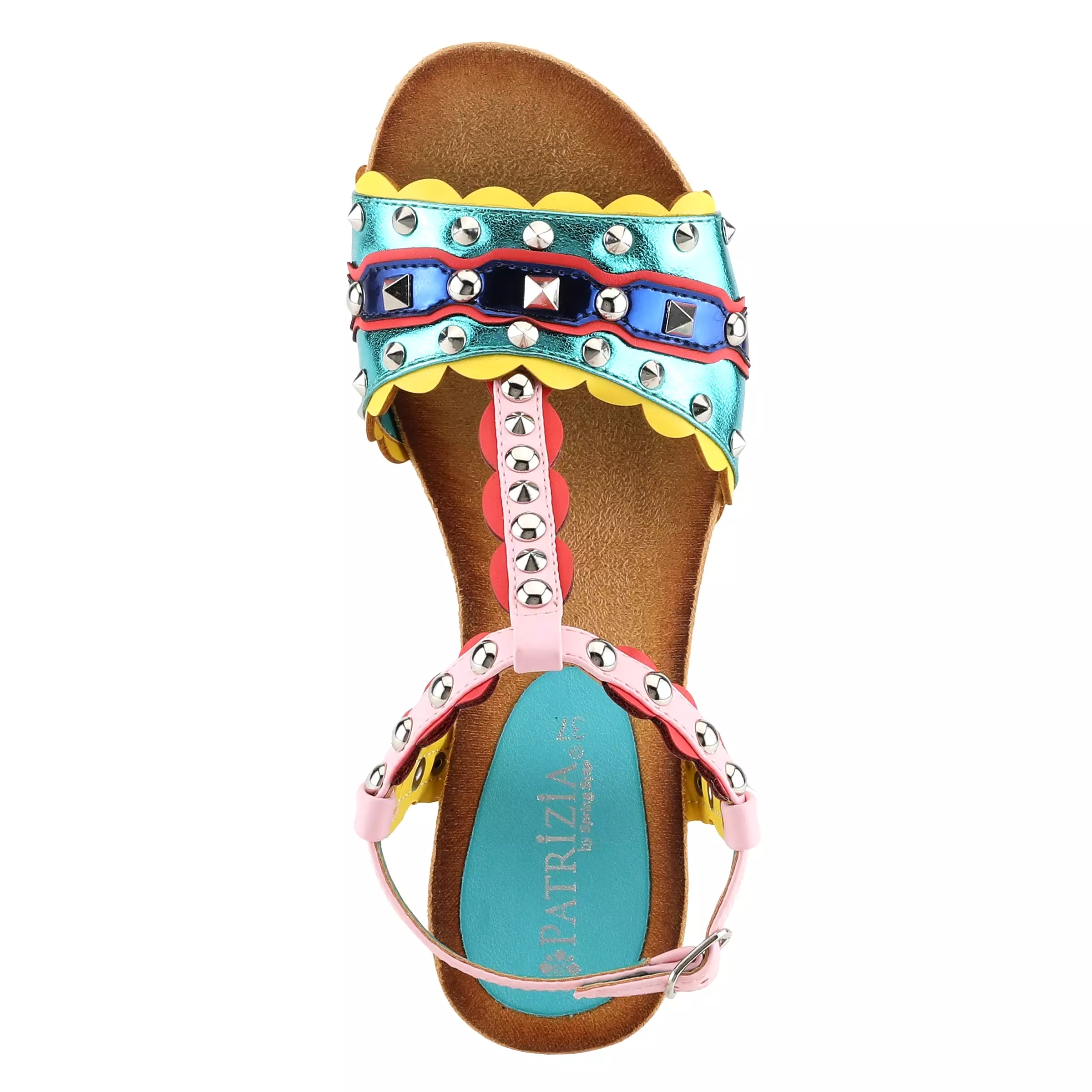 PATRIZIA WILDHONEY T-STRAP SANDALS