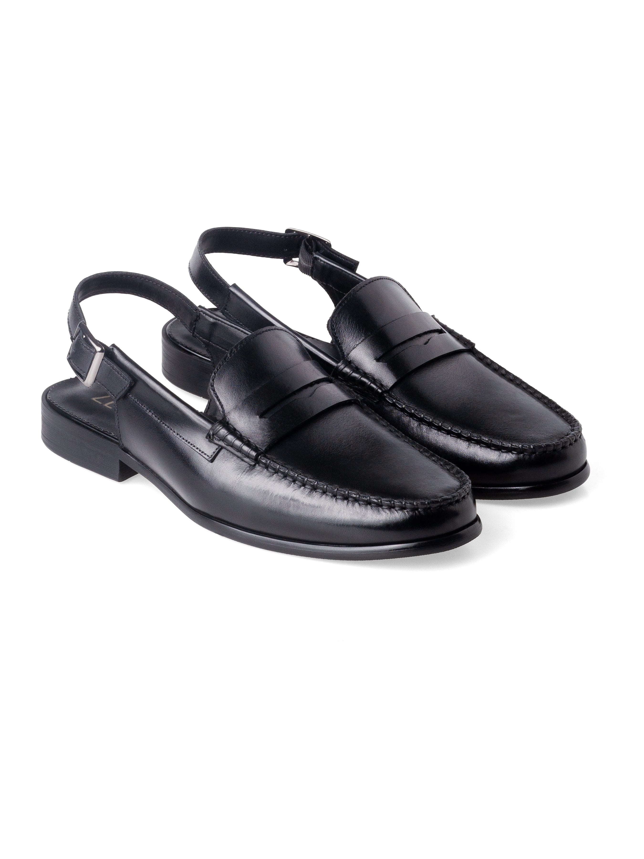 Penny Mules Sandal - Black