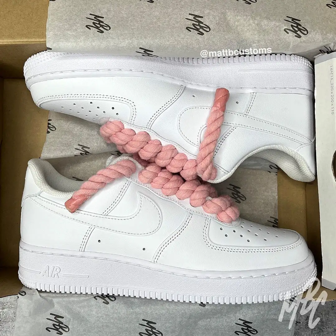 Pink Thicc Laces - Air Force 1 | UK 6.5