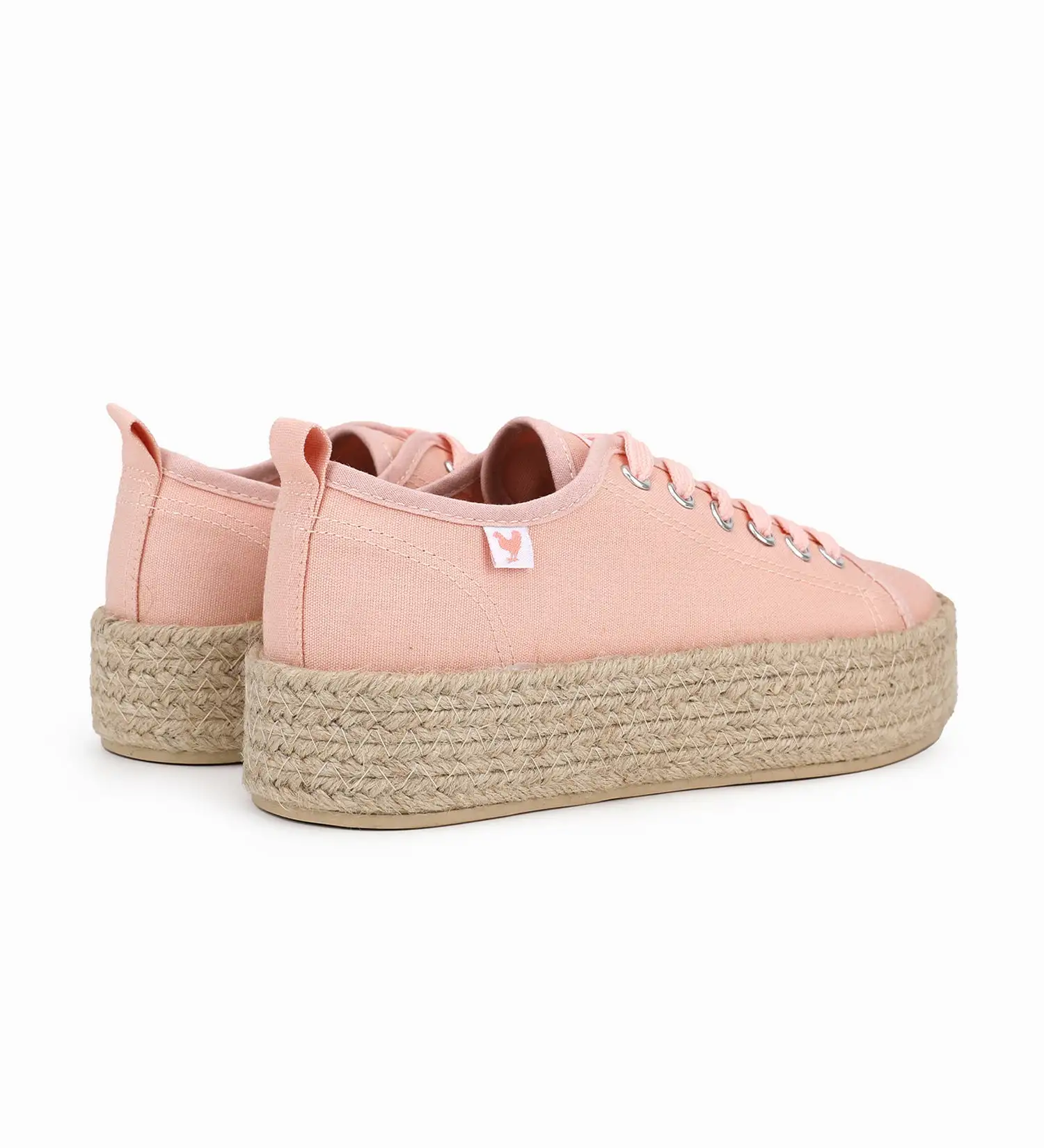 Pitas lace-up 4cm platform espadrille sneakers