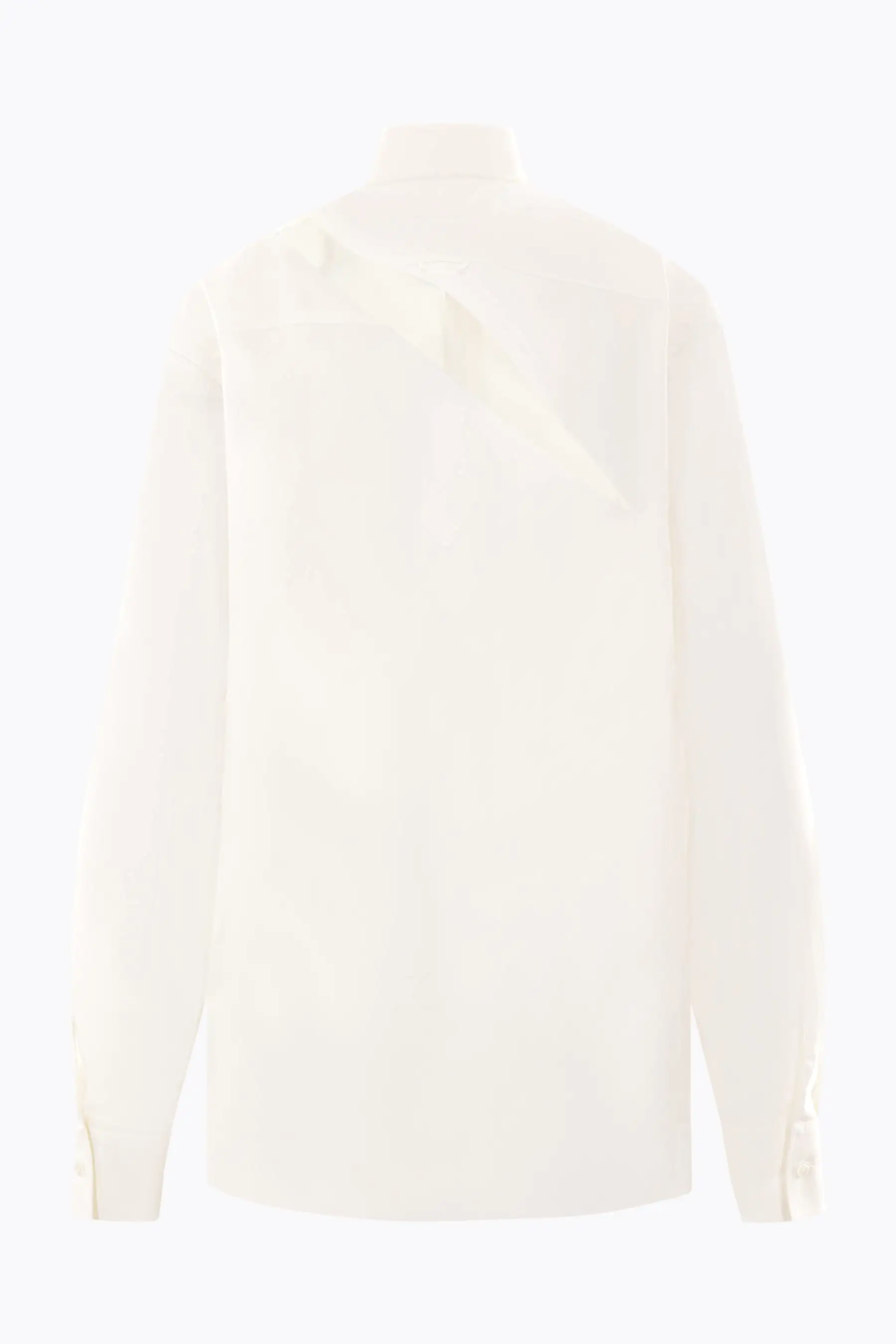 poplin oversized shirt with cut-out