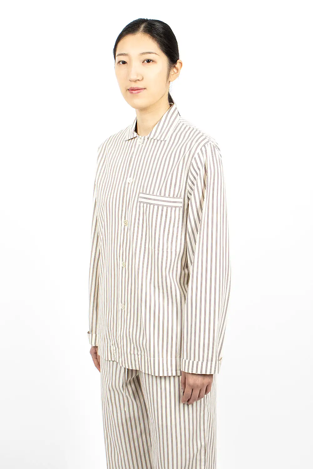 Poplin Pyjama Shirt Hopper Stripes