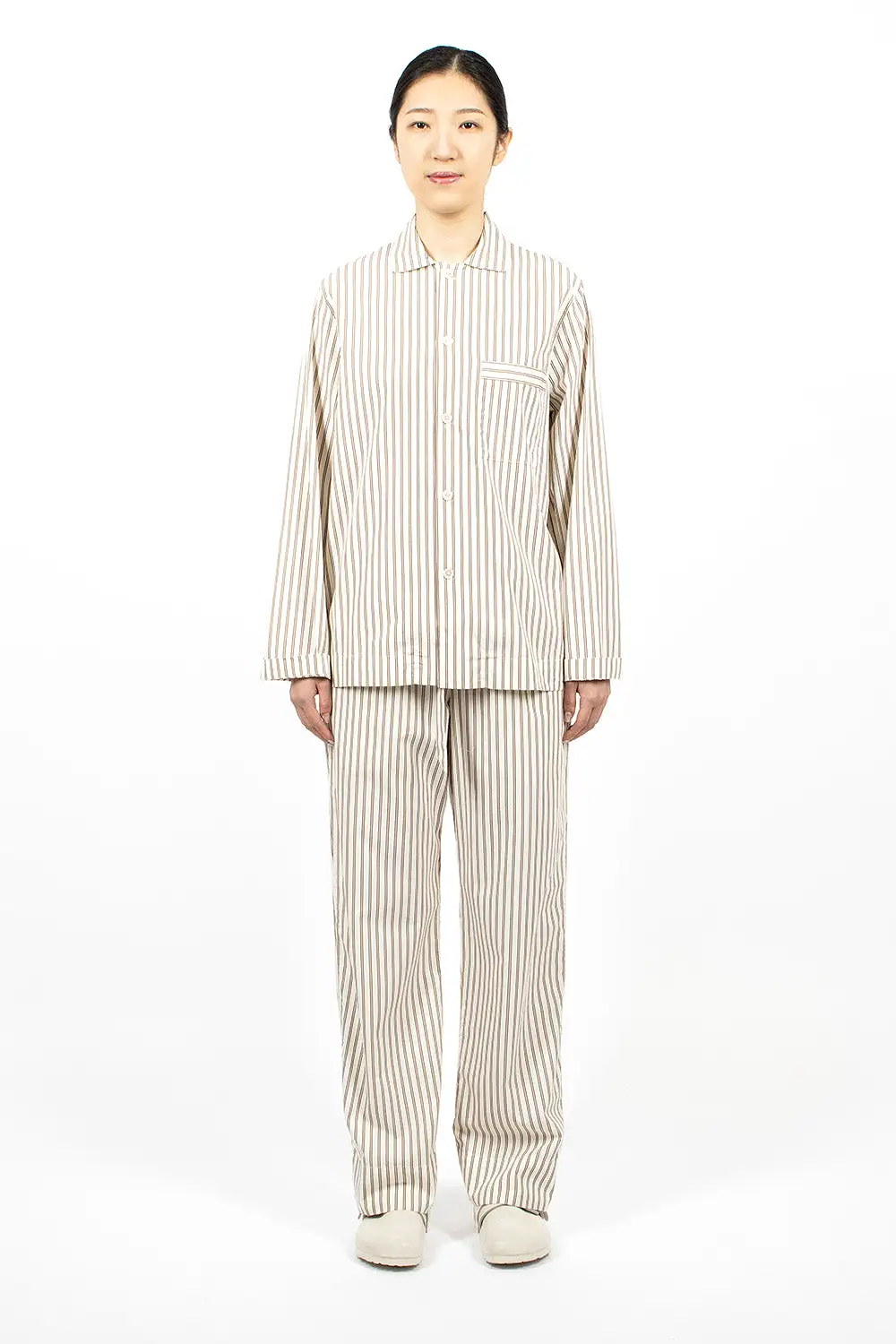 Poplin Pyjama Shirt Hopper Stripes