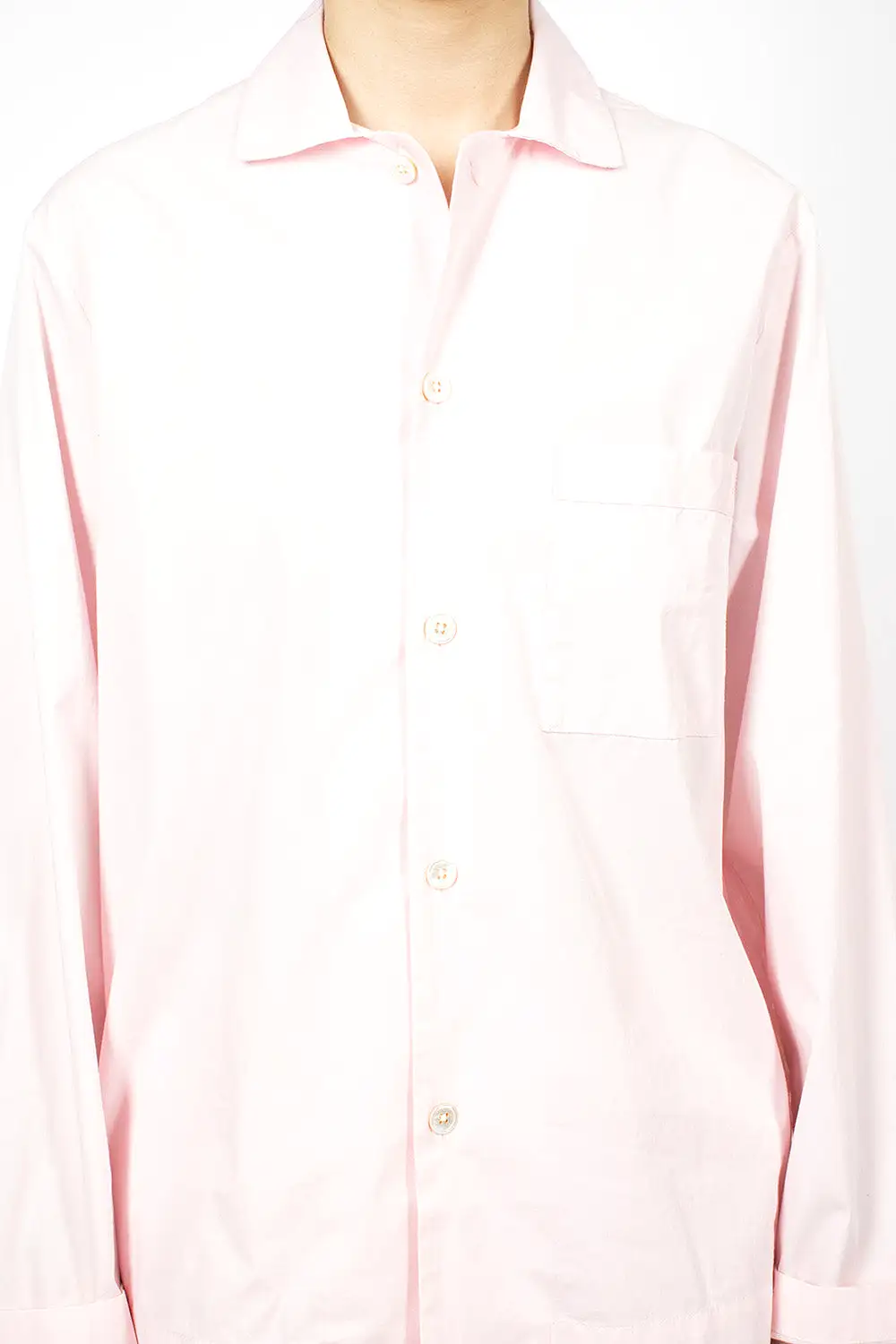 Poplin Pyjama Shirt Soft Pink