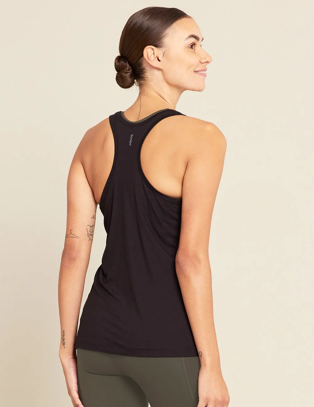 Racerback Active Tank - Black