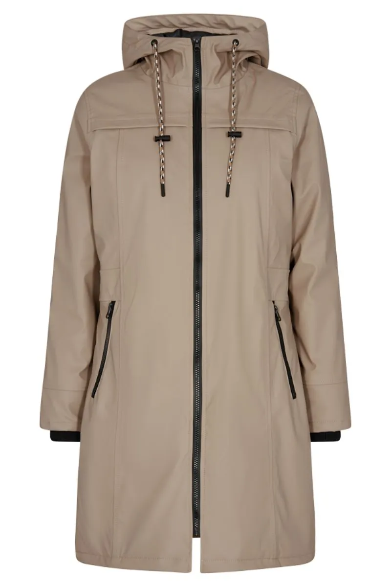 Rain Jacket | Desert Taupe | Regnfrakke fra Freequent