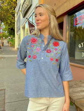 Ramona Chambray Blouse