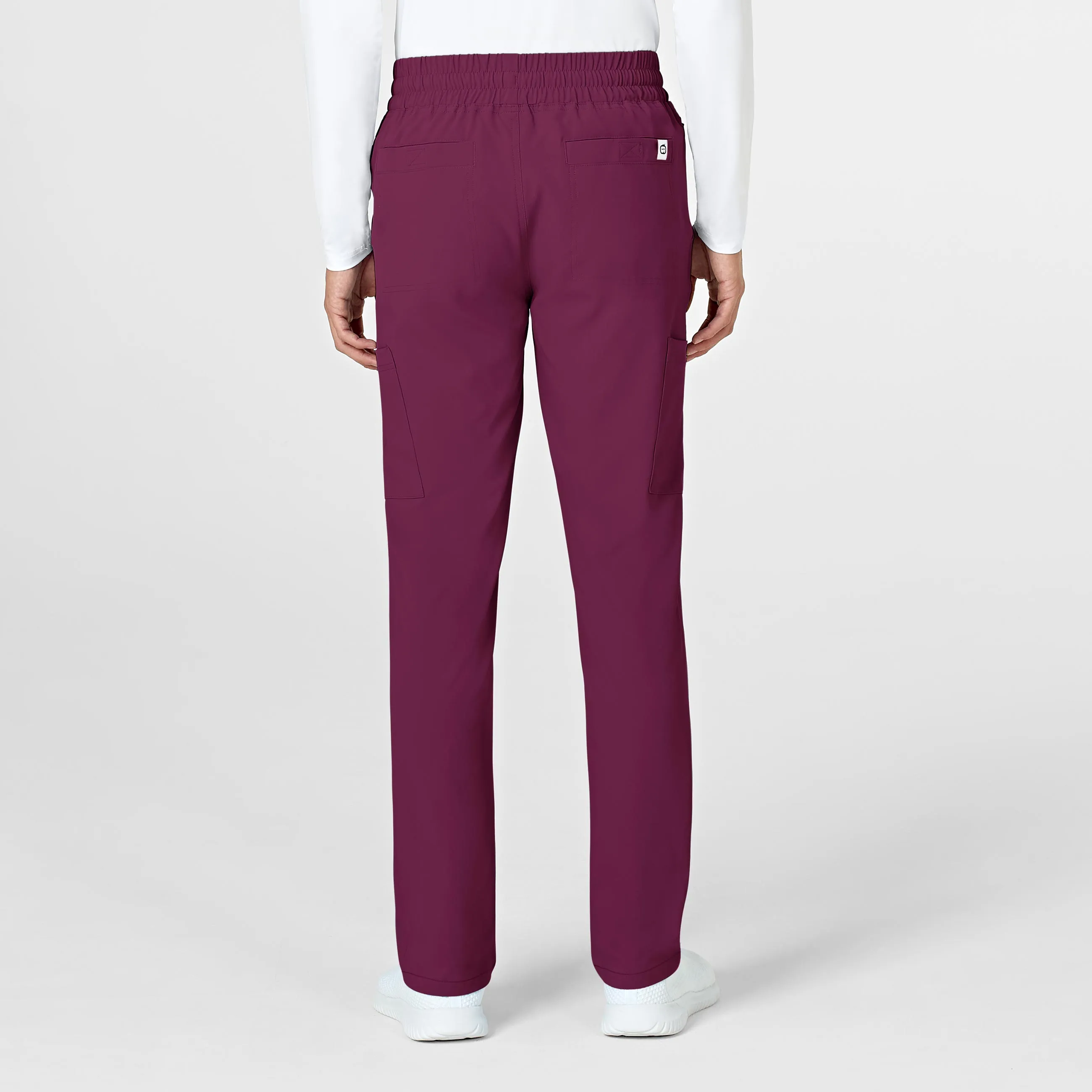 RENEW Mens Straight Slim Scrub Pant - Wine