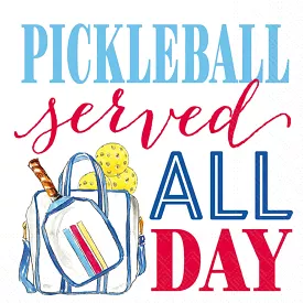 Rosanne Beck Pickleball Paper Cocktail Napkins