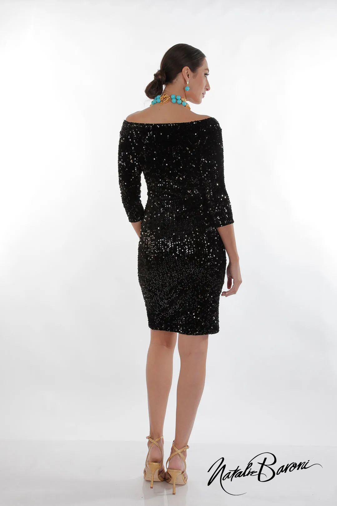 Sequin Cocktail Dress - La Scala