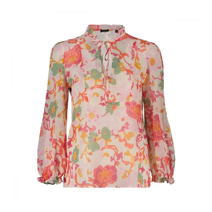 SHIRT CALERNO Woman Floral Butter 