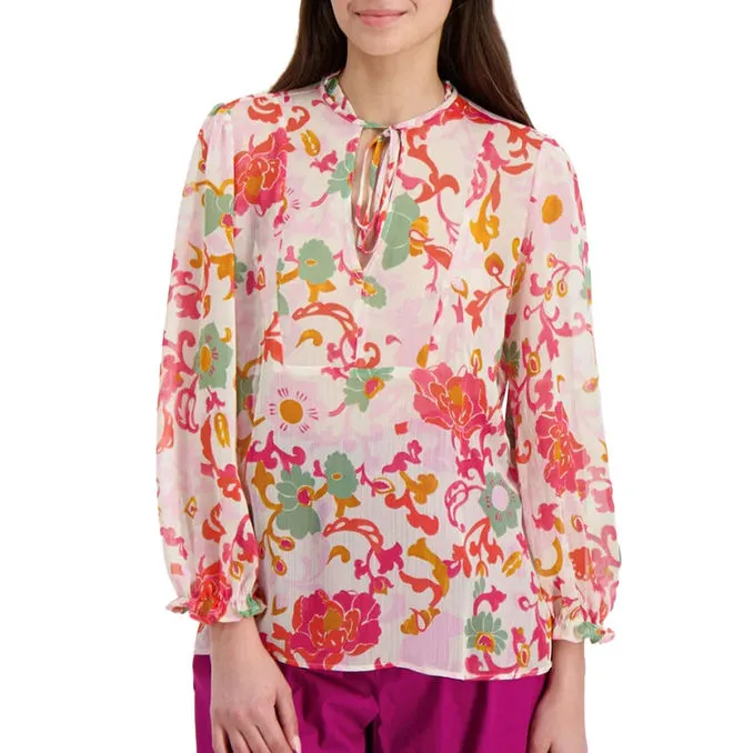 SHIRT CALERNO Woman Floral Butter 