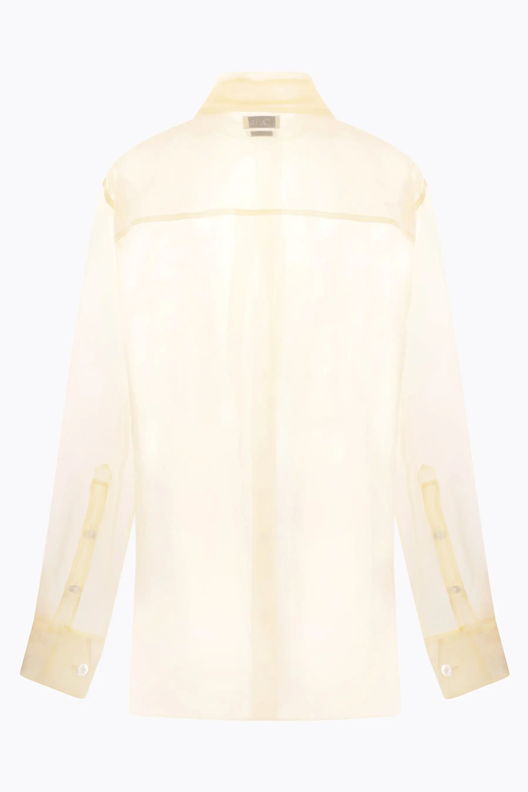 silk organza oversized shirt