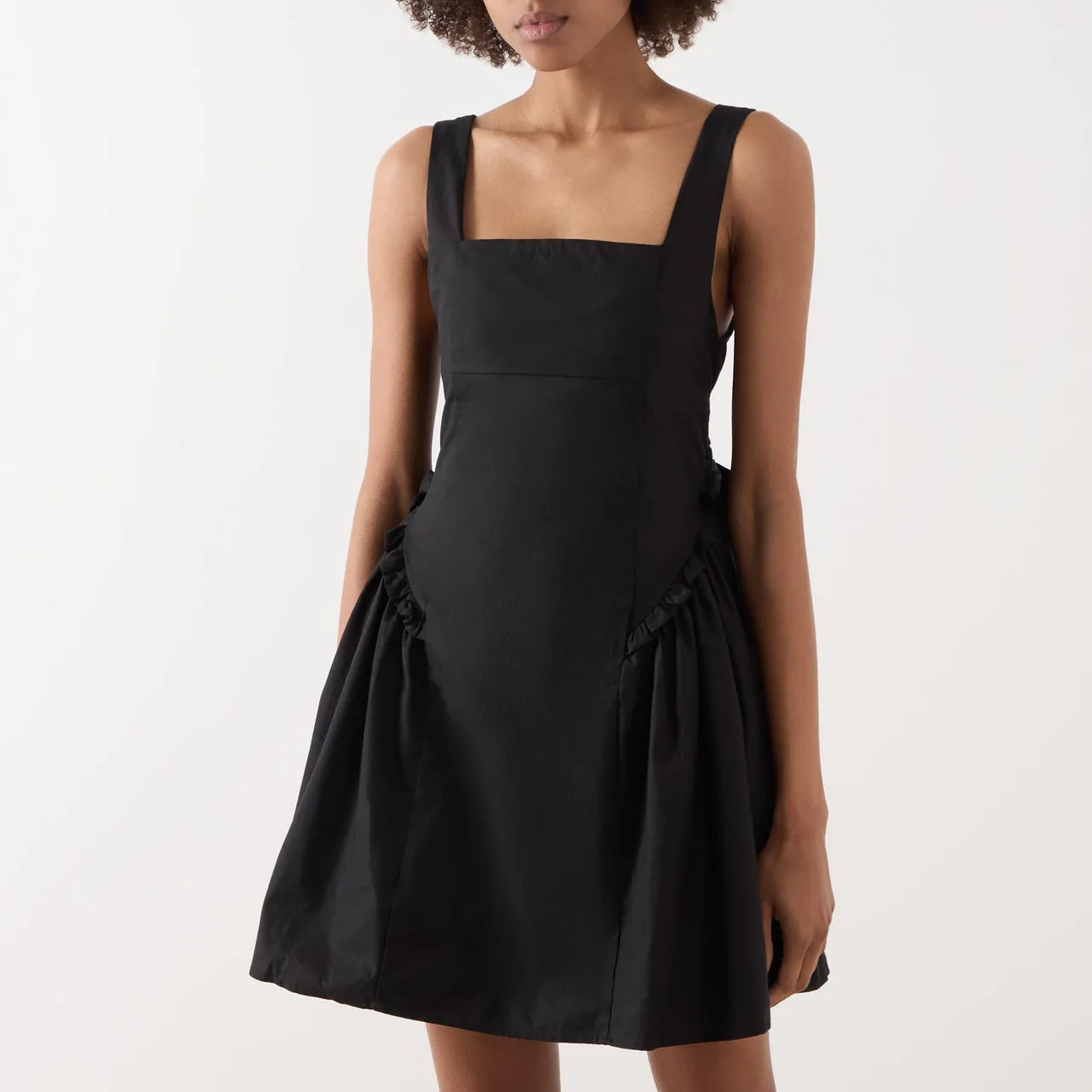 SISTER JANE Lyrical Bow Mini Dress - Black