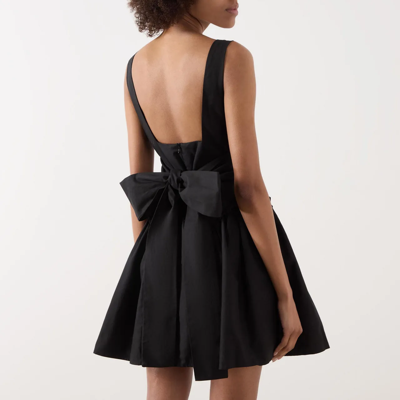 SISTER JANE Lyrical Bow Mini Dress - Black