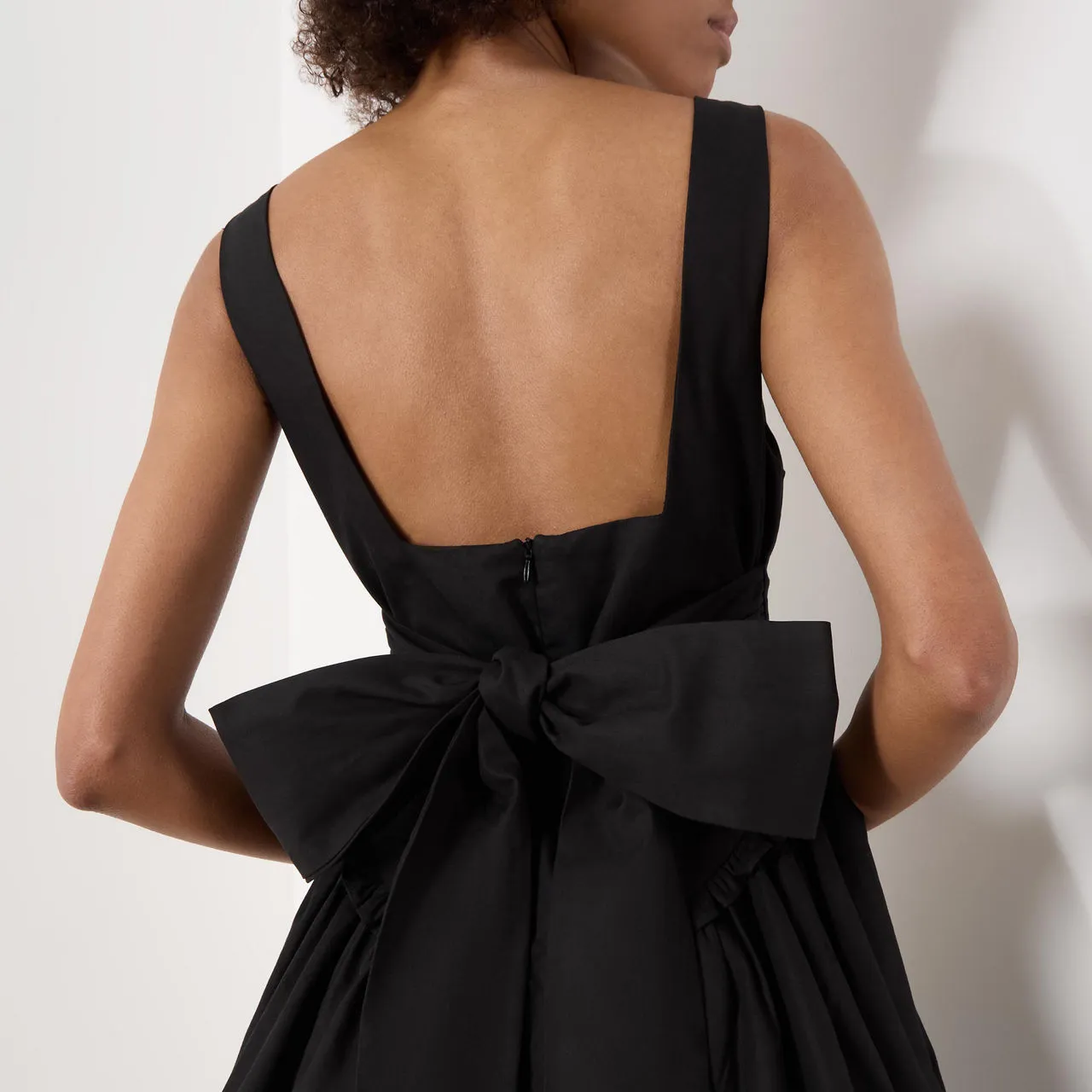 SISTER JANE Lyrical Bow Mini Dress - Black