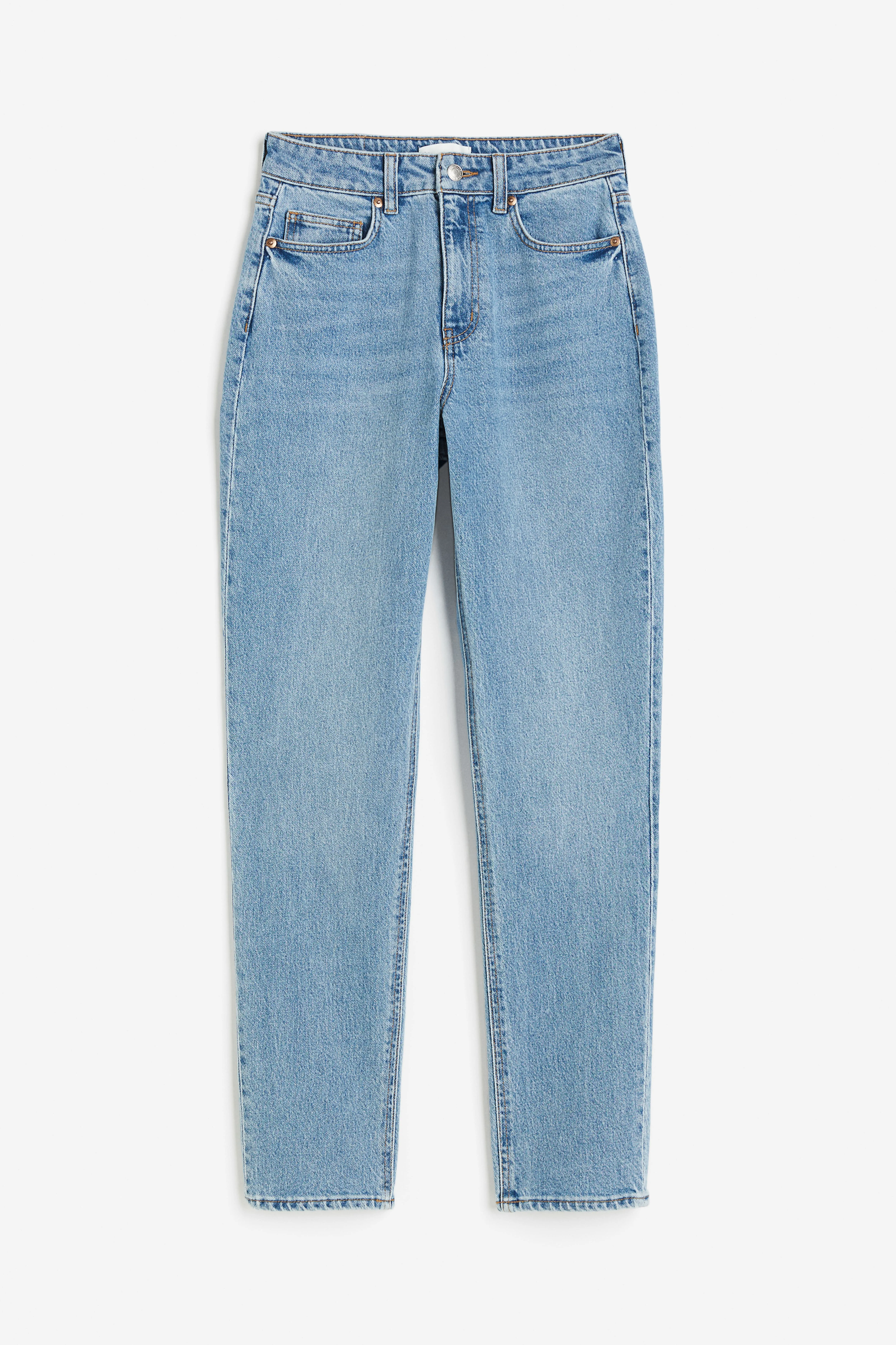 Slim High Jeans - High waist - Long - Denim blue - Ladies | H&M GB