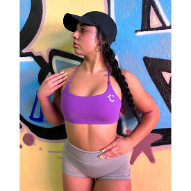 Spaghetti Crisscross Backless Sports Bra