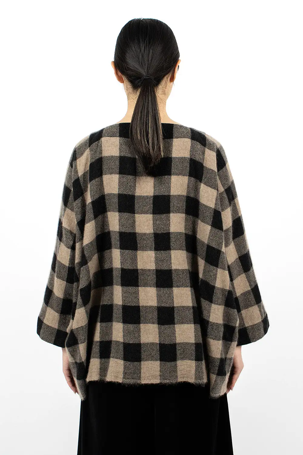 Square Check Shirt Brown/Black