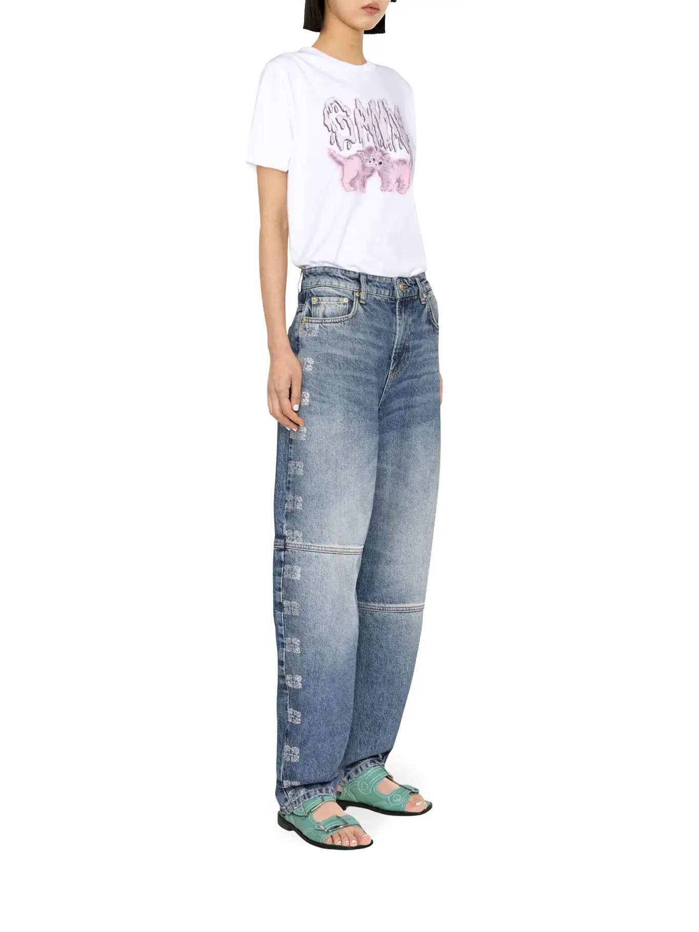 Stary high-rise tapered-leg jeans