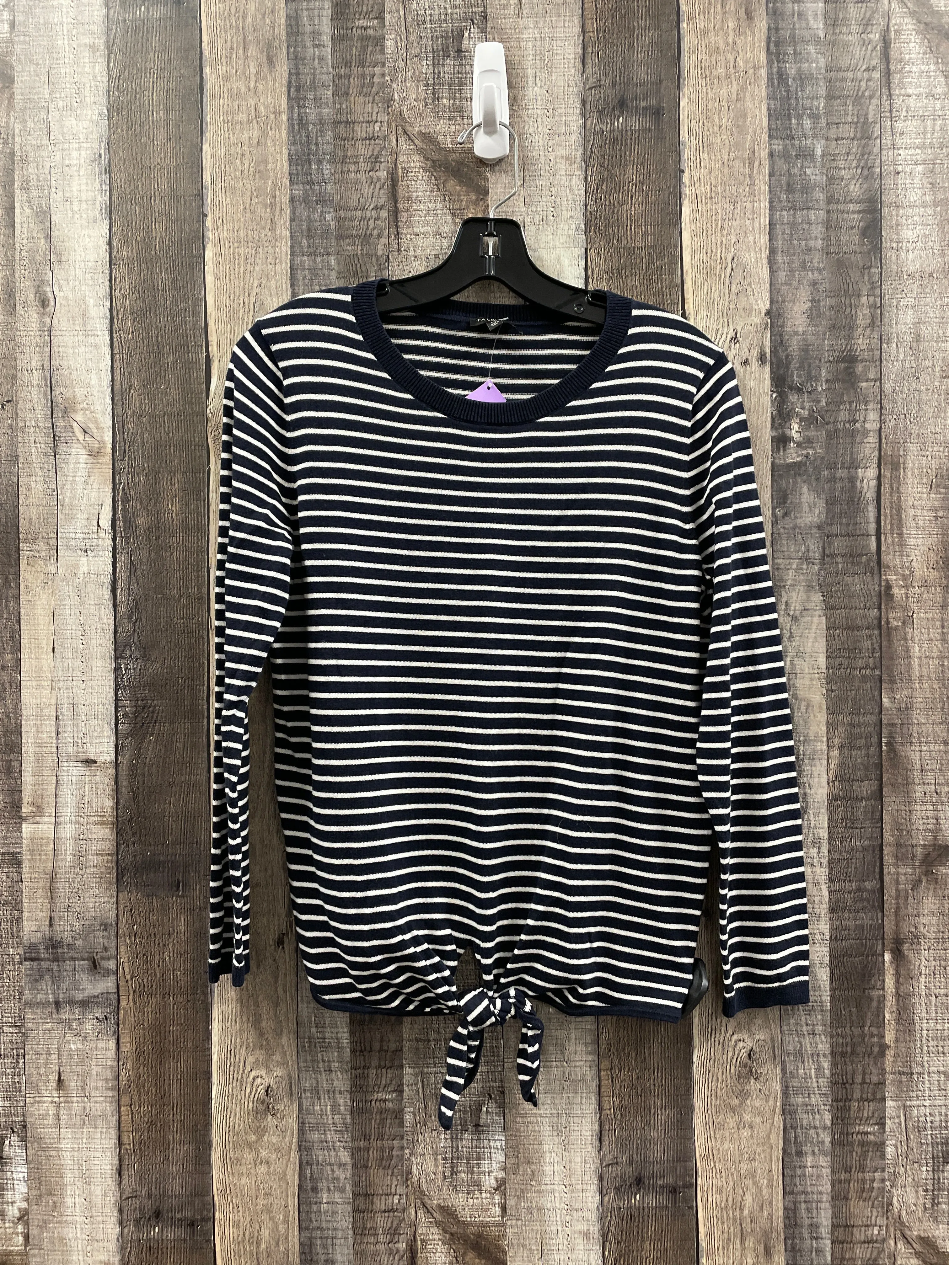 Sweater By Talbots In Striped Pattern, Size: Petite  M