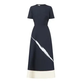 VALENTINO Evening Flared Dress - Black