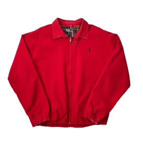 Vintage Red Polo Ralph Lauren Harrington Jacket - Medium